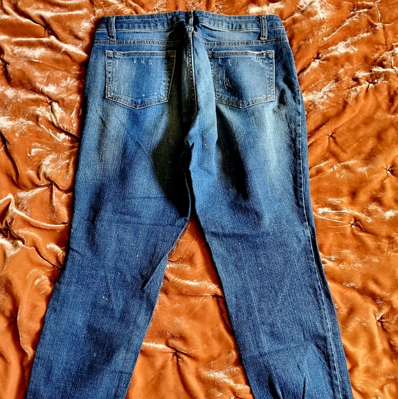 Time True Cropped Jeans Women's  Size 14 - Picture 2 of 3